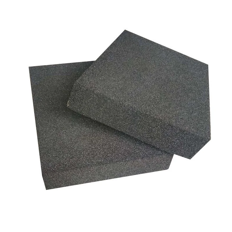 100mm Foam glass fireproof black rigid wall insulation cellular foam glass insulation board