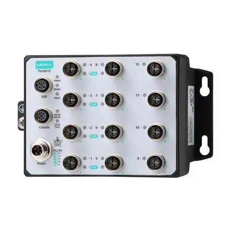MOXA TN-G6500 серии EN 50155 полные гигабитные коммутаторы Ethernet с до 8 портами PoE