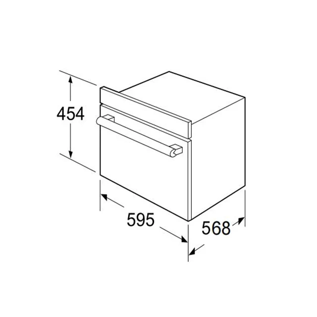 44L MWO 60cm Built-in Microwave with 1.6 cu.ft. 24 Inch with Grill & Convection Black Microwave Oven