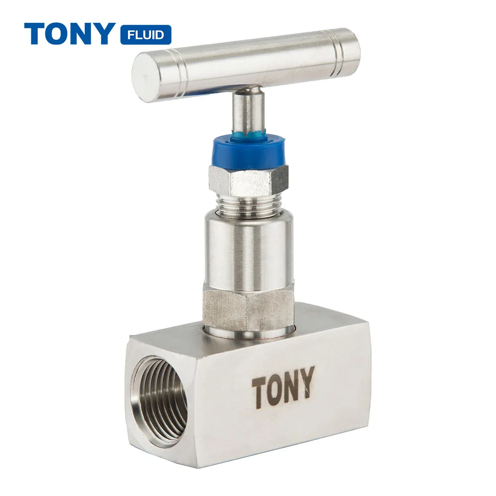 Регулируемый игольчатый клапан TONY из нержавеющей стали 10000 Psi с внутренней