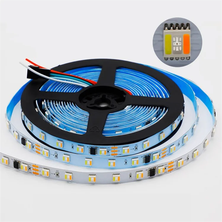 SPI RGBCCT RGBWW 5 IN 1Addressable Digital pixel chasing strip