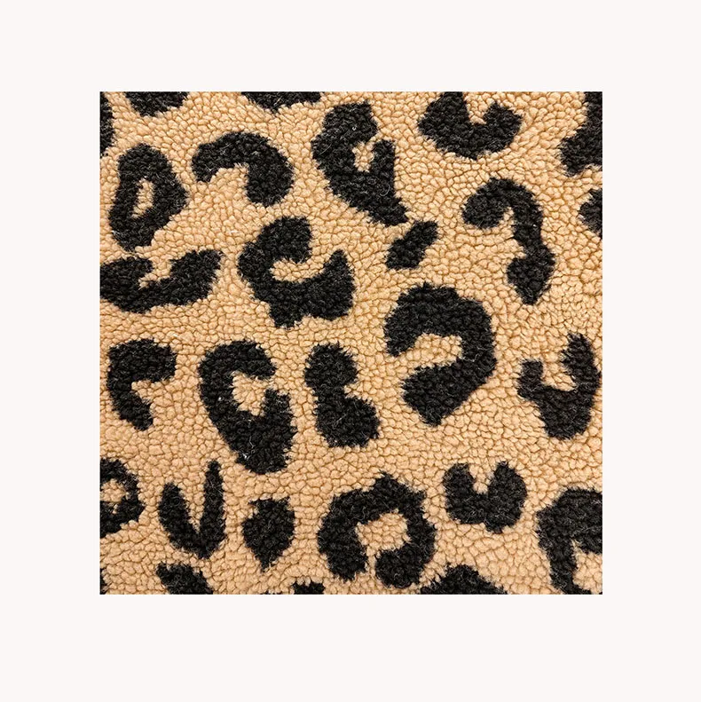 2024 Wholesale Custom Soft 3D Jacquard Printed Sherpa Teddy Fleece Fabric