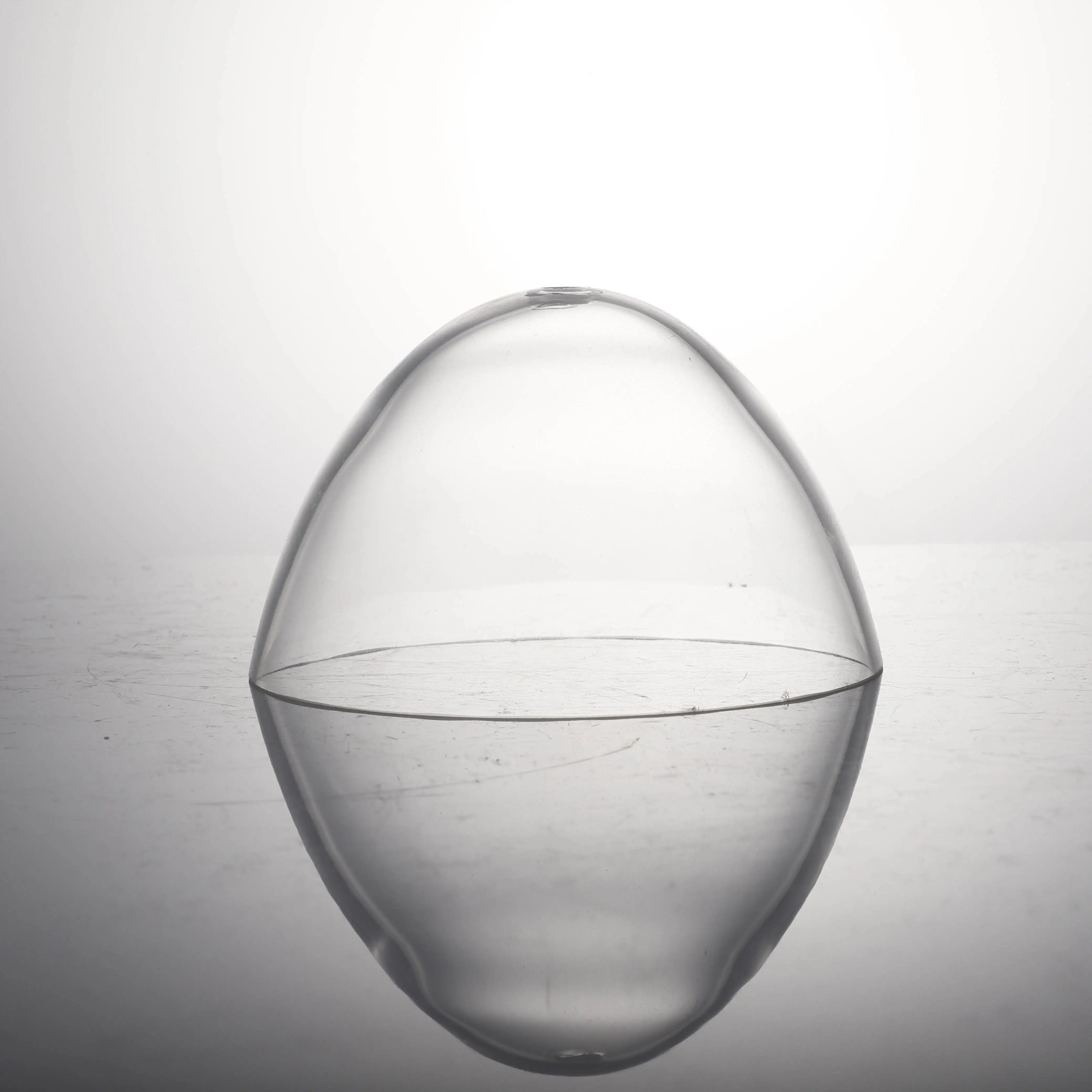 
Custom pyrex glass LED flash light clear glass camera flash diffuser 