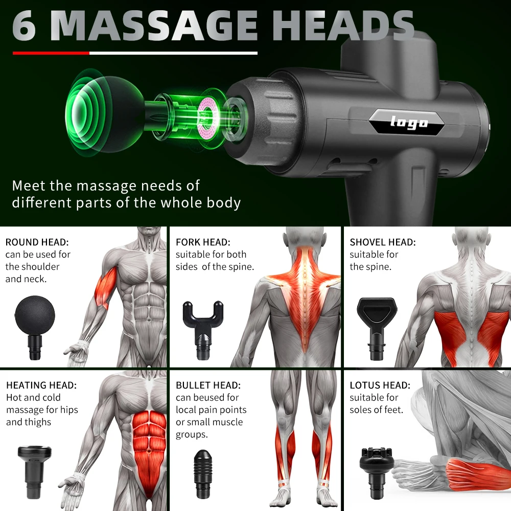 Mini High Frequency Percussion Muscle Relaxation Electric Fascial Gun For Pain Relief Body Massage