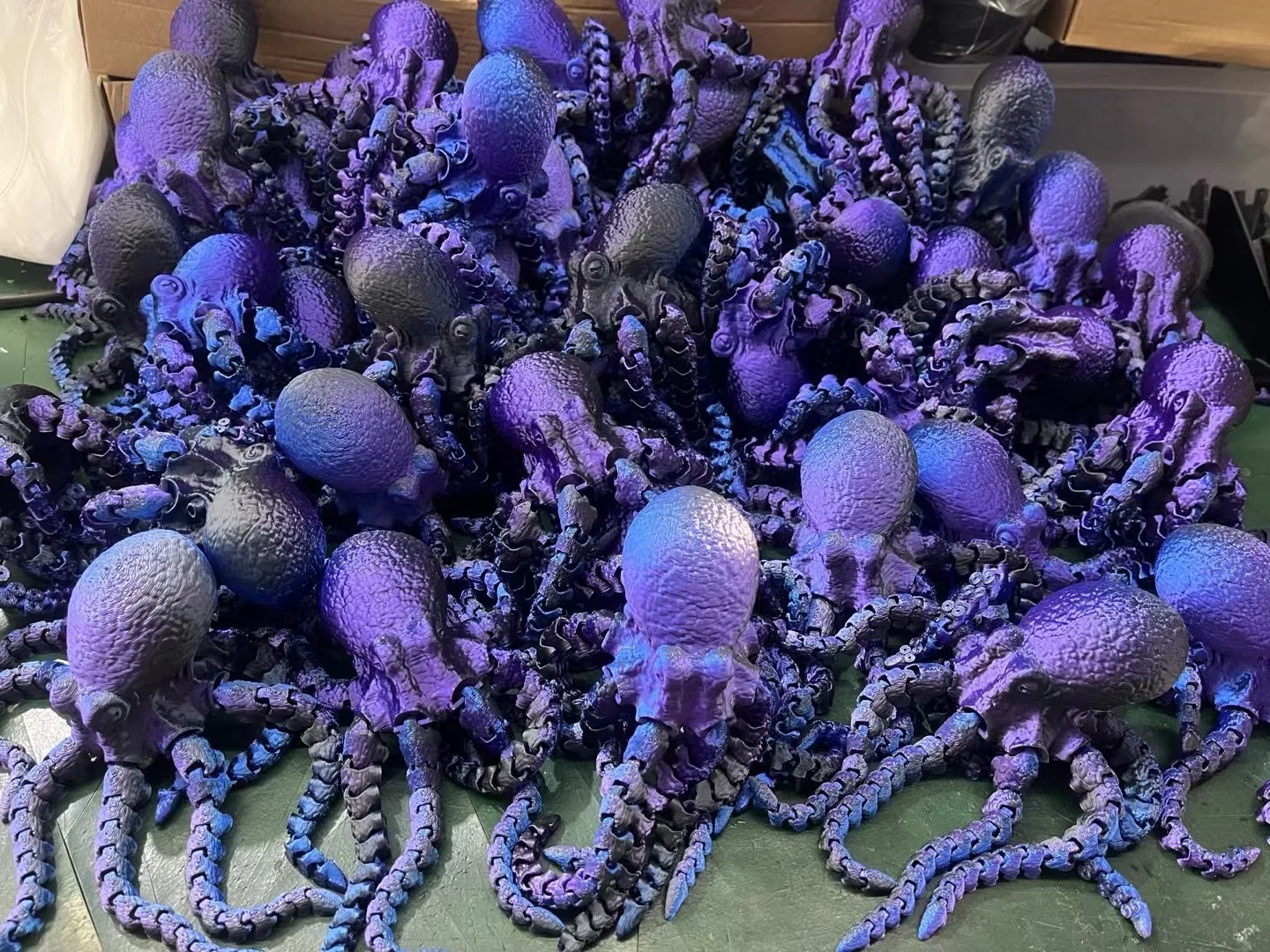 3D printing service PLA activity toy chameleon fish snake salamander gecko shark octopus toy