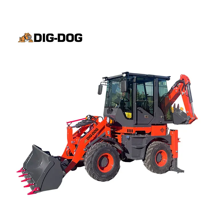 Chinese high quality Mini Backhoe Wheel Loader Automatic Yunnei Engine