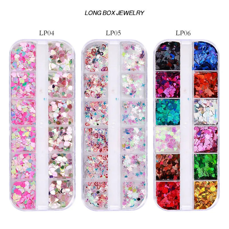 Powder Holographic Nail Foil Chrome Pigment Sequins Flakes Manicure Nail Glitter.jpg