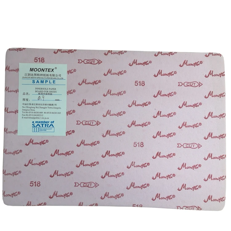 Fiber sole forming insole paper board rolls for shoes