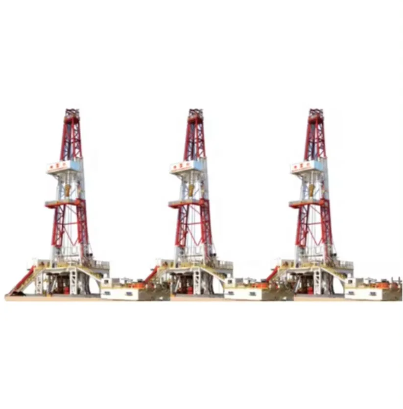 Буровая установка на суше, установка для бурения нефтяных скважин, геотехническая буровая установка