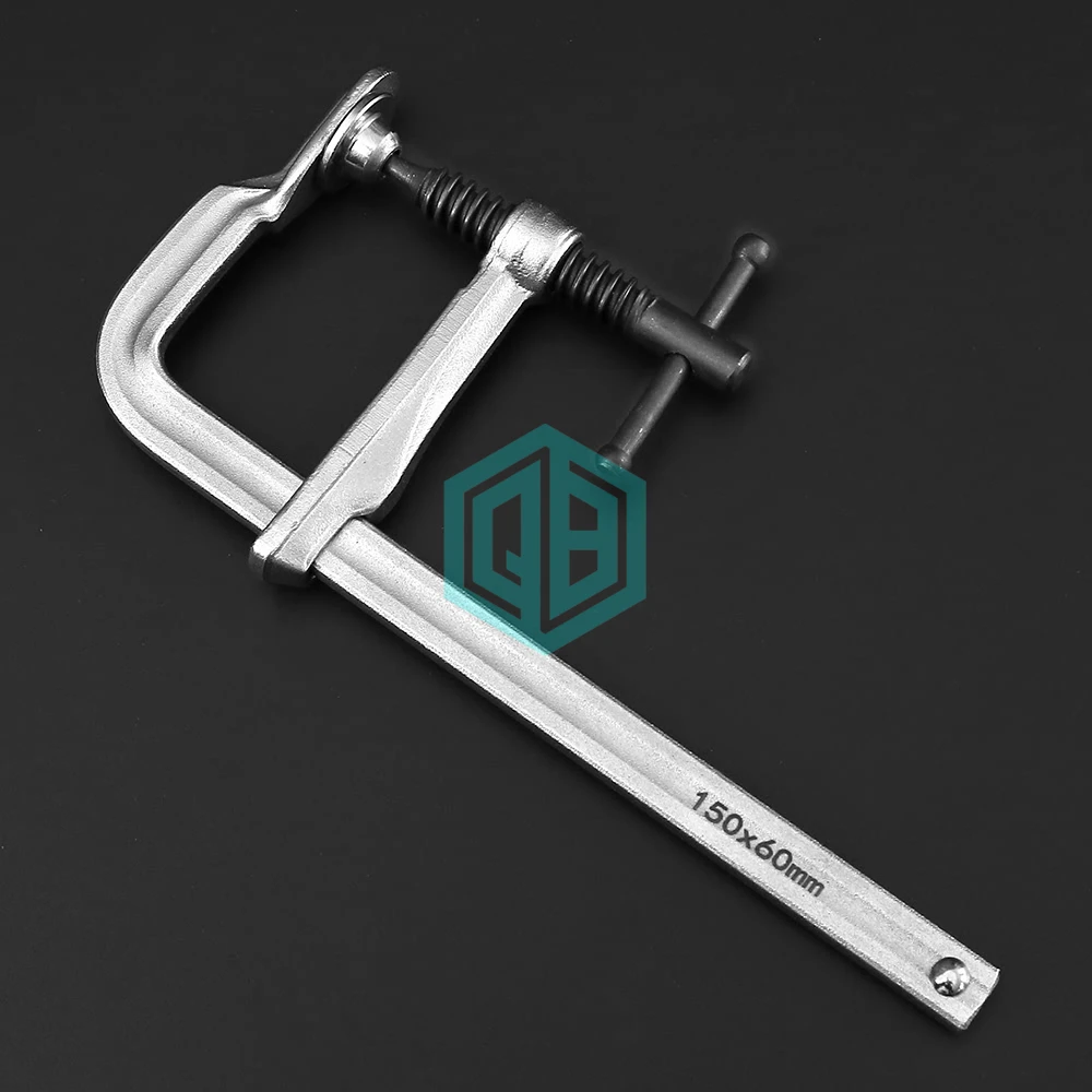 Carpenter Ratchet Type Fixing Clamps Fast 160-600x80mm Heavy Duty Pressing Plate Clamp F Sliding Arm Bar Clamp