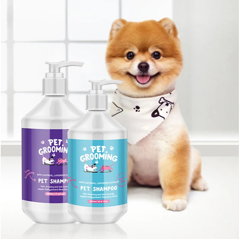 OEM Private Label PH Balance Pet Shampoo for Dogs Natural Formula with Coconut Aloe Vera