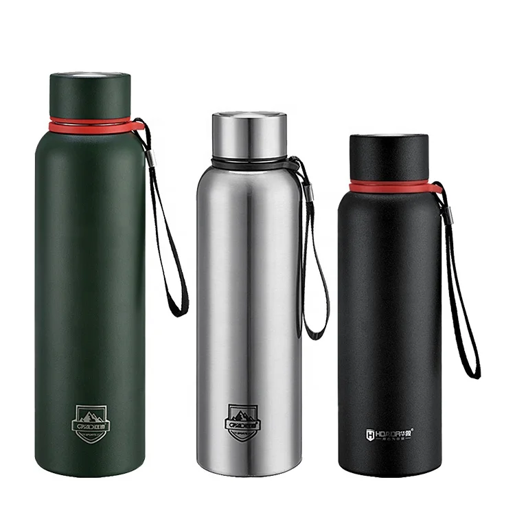 OKADI Stainless Steel Sports Water Bottles with Logo Vacuum Thermal Flask