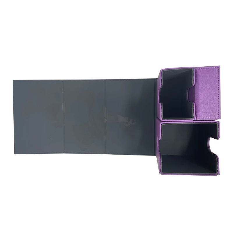 Collecting Card Deck Box Storage Case Customized Board Game Derivatives Pu Leather High Quality China Custom Size Accepted