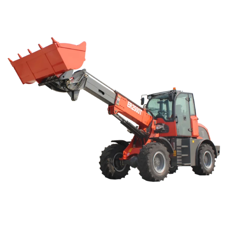 EVERUN ER2500T 2.5ton CE new shovel garden micro front end small telescopic wheel loader machine construction euro 5 for sale