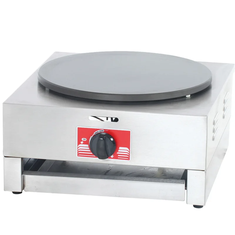 Wholesale Price Restaurant Crepe maker Single  Plate Crepe Machine Gas pancake crepe making machine