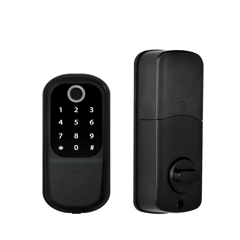 
Fingerprint door lock TTLOCK APP wifi key card door lock access control for home house 