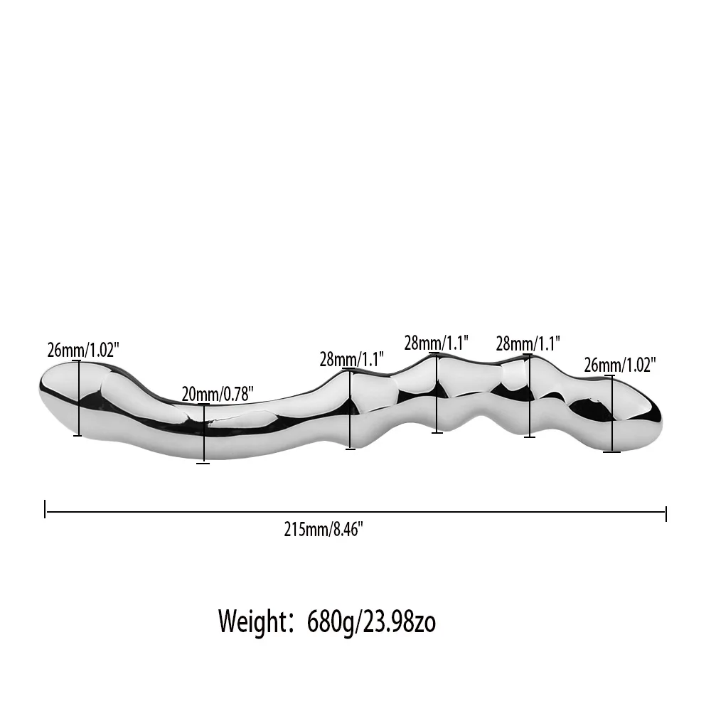 Stainless Men Prostate Massager Metal Anal Plug Dildo Adult Sex Toys For Men Woman Butt Plug%