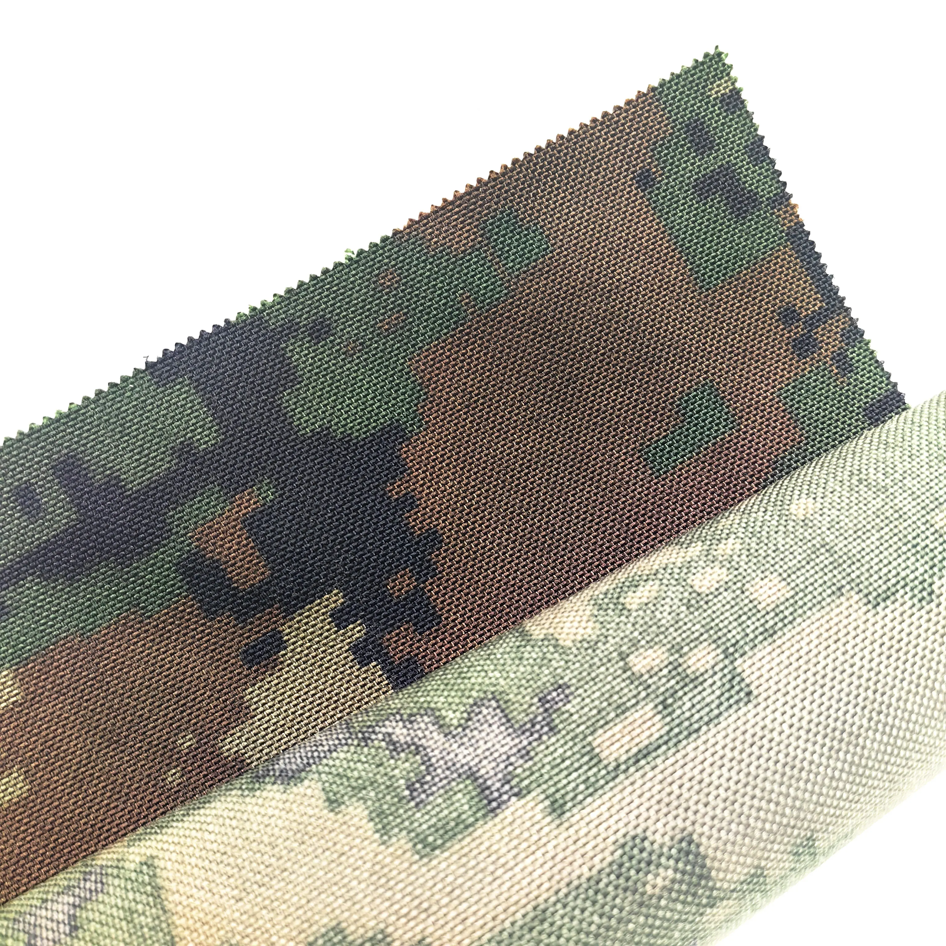 Heavy Duty Digital Camouflage Fabric 1050D 1000D Denier Ballistic Cordura Nylon Durable Backpack Fabric Material Cordura 1000D W