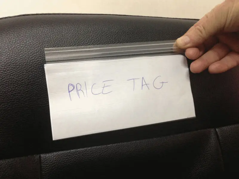 Customized Supermarket PVC Shelves Plastic Price Label Talker