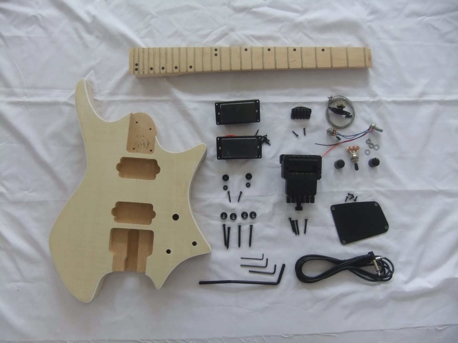 Wooden Semi-finished Headless Electric Guitar Rosewood Diy Universal Classical Guitar Kits