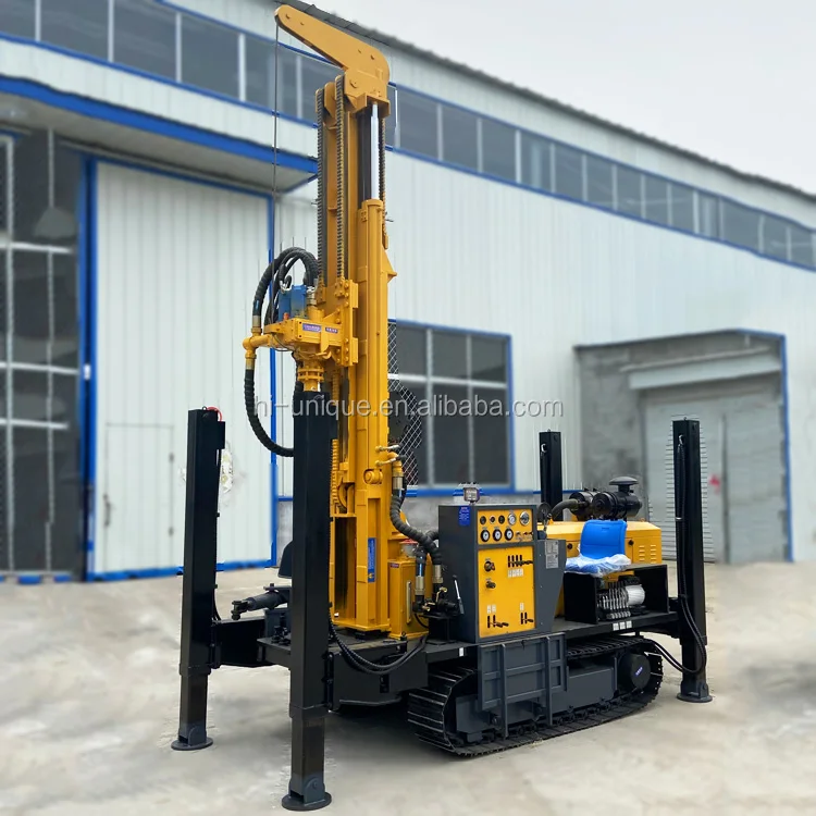 Deep water well drilling rigs crawler water well drilling rig water well drilling rig with air and mud pump