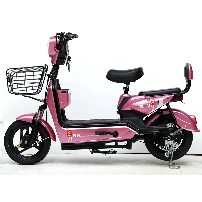 Hot Selling 14 Inch Scooter 48V 350w Motor Bike LEAD-ACID Battery Adults City Electric Scooter