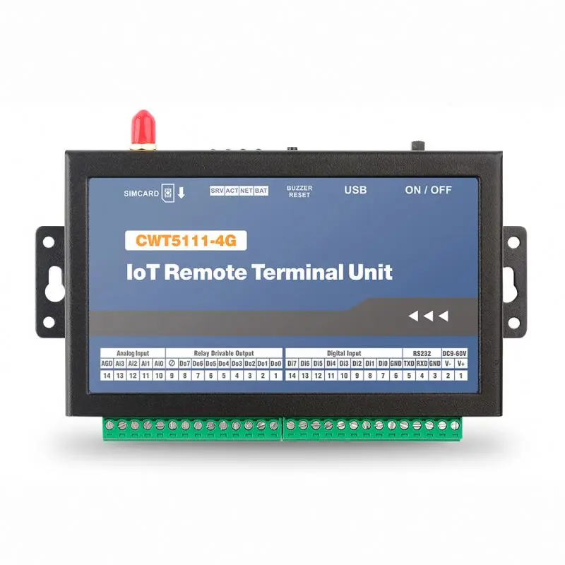 CWT5111 Gsm Gprs 2G 3G 4G WiFi M2M промышленный модуль сбора данных беспроводной SMS-сигнализации пульт дистанционного управления RTU терминальный блок