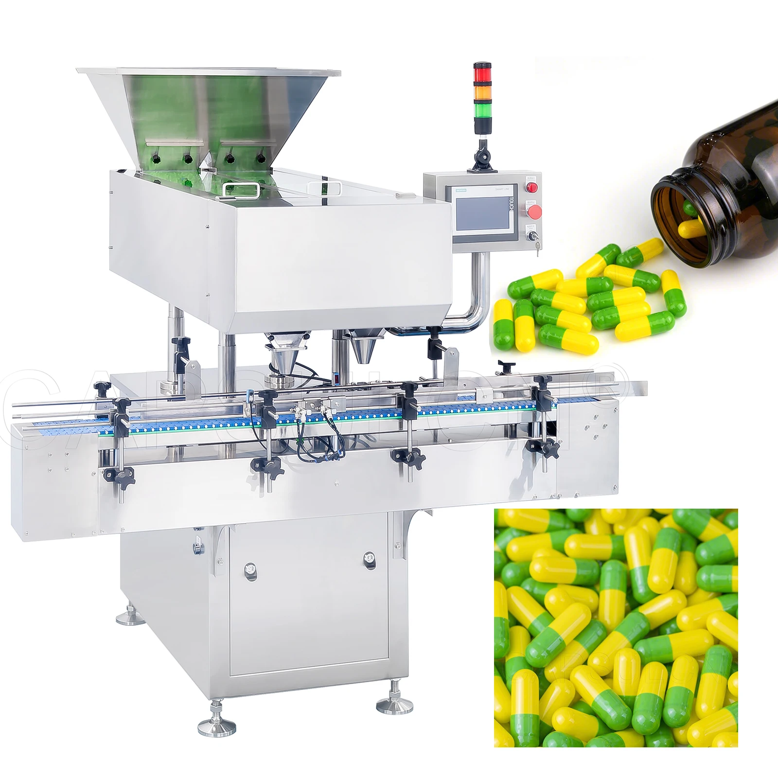 CapsulCN High Quality Multi Channel 16 Lane Electronic Automatic Pharmaceutical Pill Capsule Tablet Counter Machine