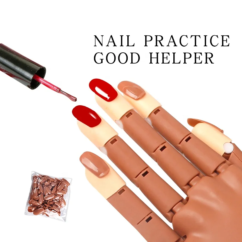 Manicure Prosthetic Hand Flexible Movable Joint Model Practice Prosthetic Hand Male And Female Mechanical Positioning Hand Model