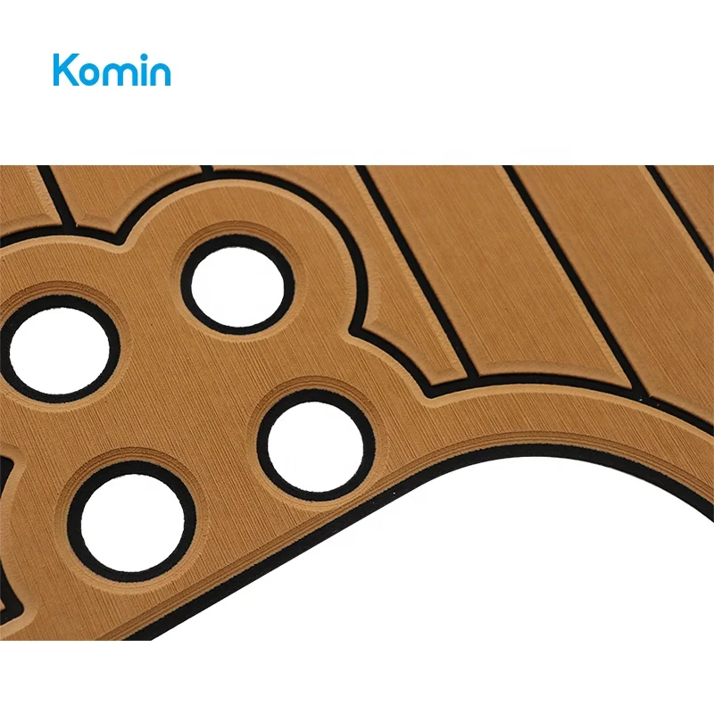 Komin Marine Waterproof Eva Foam Synthetic Faux Teak Boat Decking