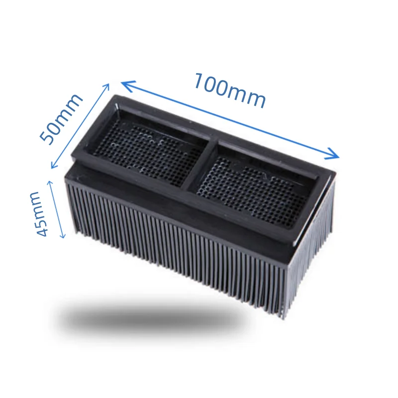 100*50*45 mm Black | White Bristle Blocks for Fabric Cutting Machine