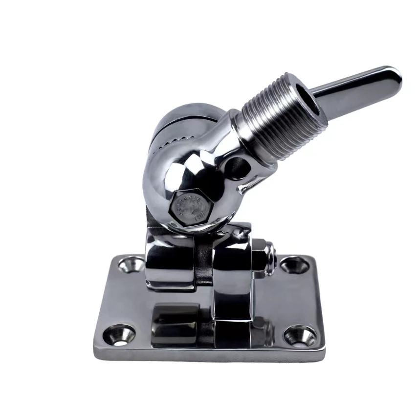 Factory Wholesale 316 Stainless Steel Base Marine Hardware Antenna Base For Boat