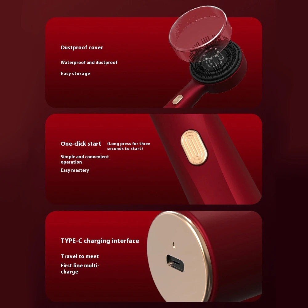 KV New Product Ideas 2024 Scalp Massage Comb Hair Growth Machine for Hair Loss Hair Growth Comb for Women