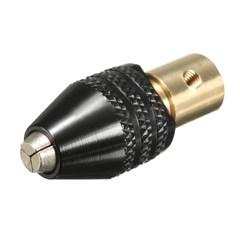 Electric Motor Shaft Mini Drill Chuck Fixture 0.5-3.2mm Drill Bit Micro Hex Drill Adapter Hole 2.3mm/3mm/3.17mm/ 5mm
