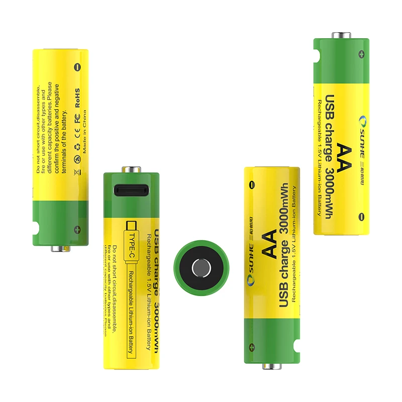 Cheap Price 2000mah Cell 1.5v Rechargeable Battery No Memory Effect Aa Battery