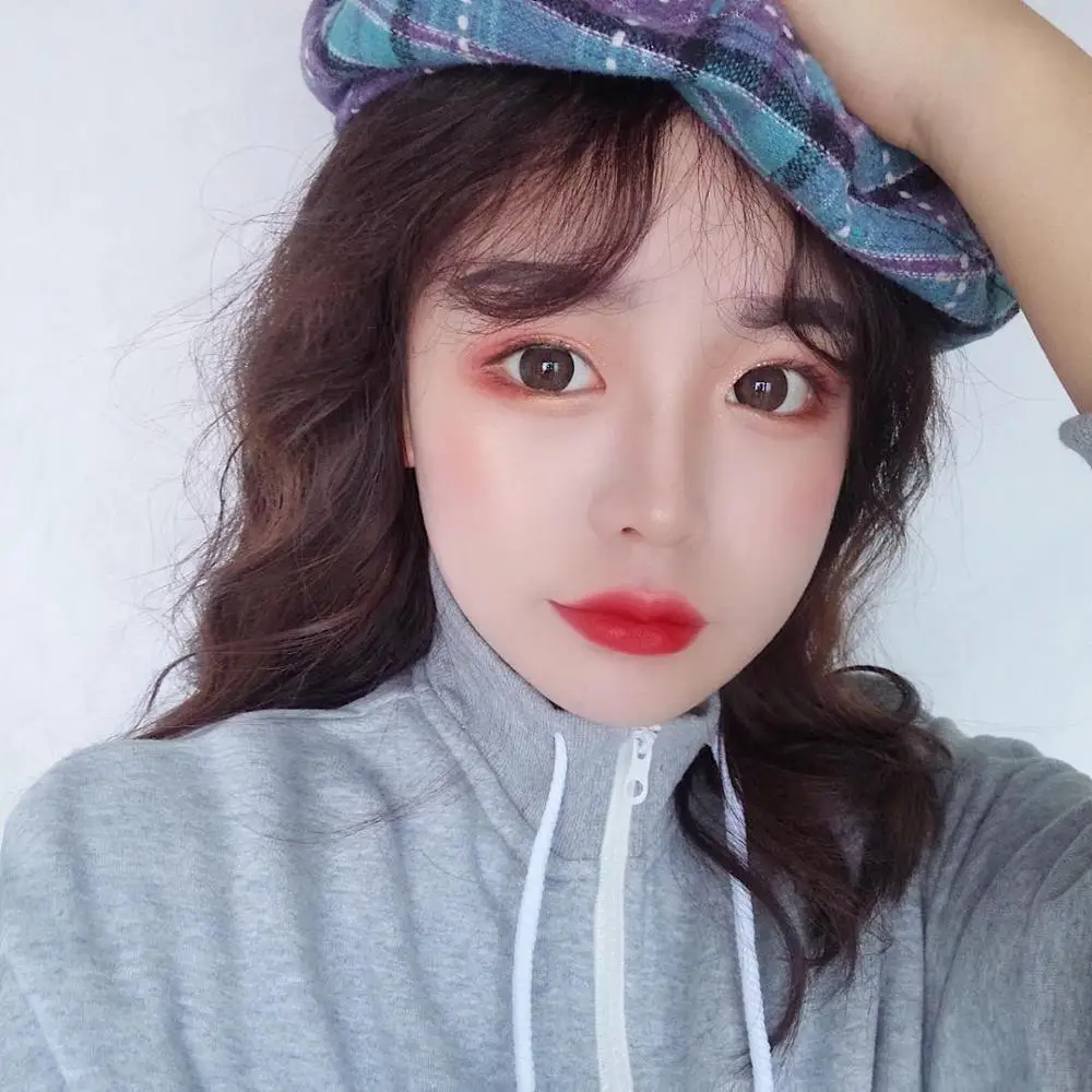 Big eyes colored contact lenses fancy with power 14.5mm korea material