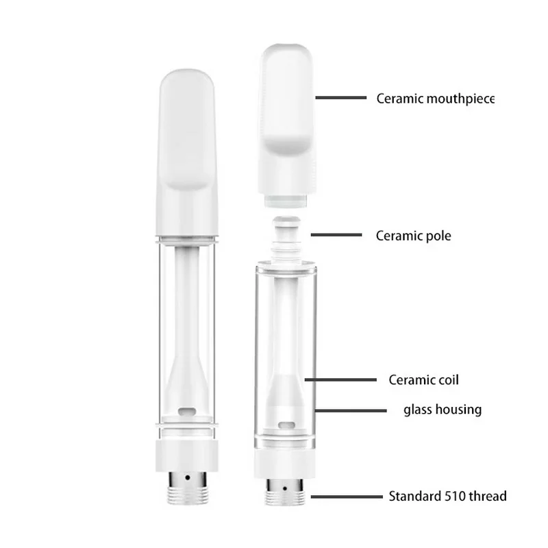 
Factory price ceramic Cbd atomizer cartridge Vape Pen Vaper Pod Mods 