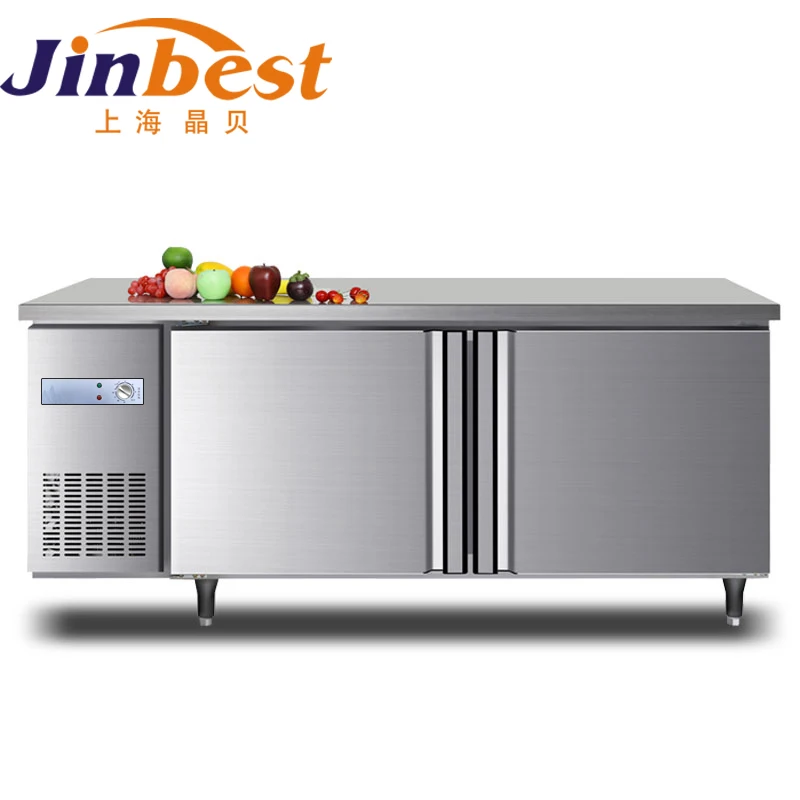 Commercial restaurant  kitchen 2 Doors  undercounter  refrigerator