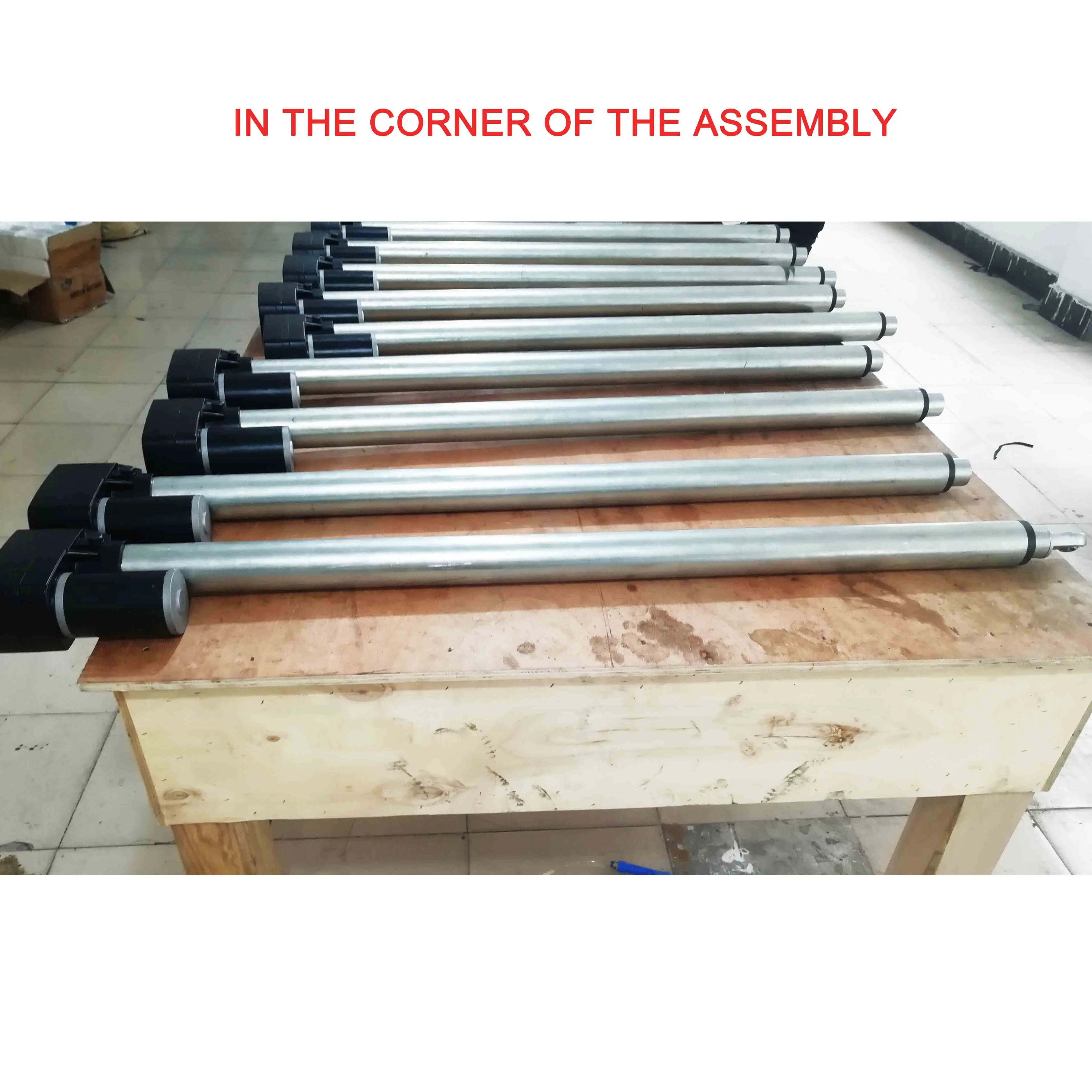 15000N large load solar tracking linear actuator with hall sensor with mounting bracket and waterproof rubber cover