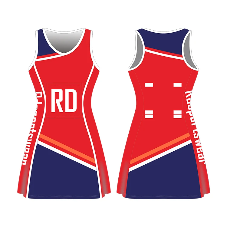 Full Sublimation Netball Dress Cheap Girls Netball Uniforms