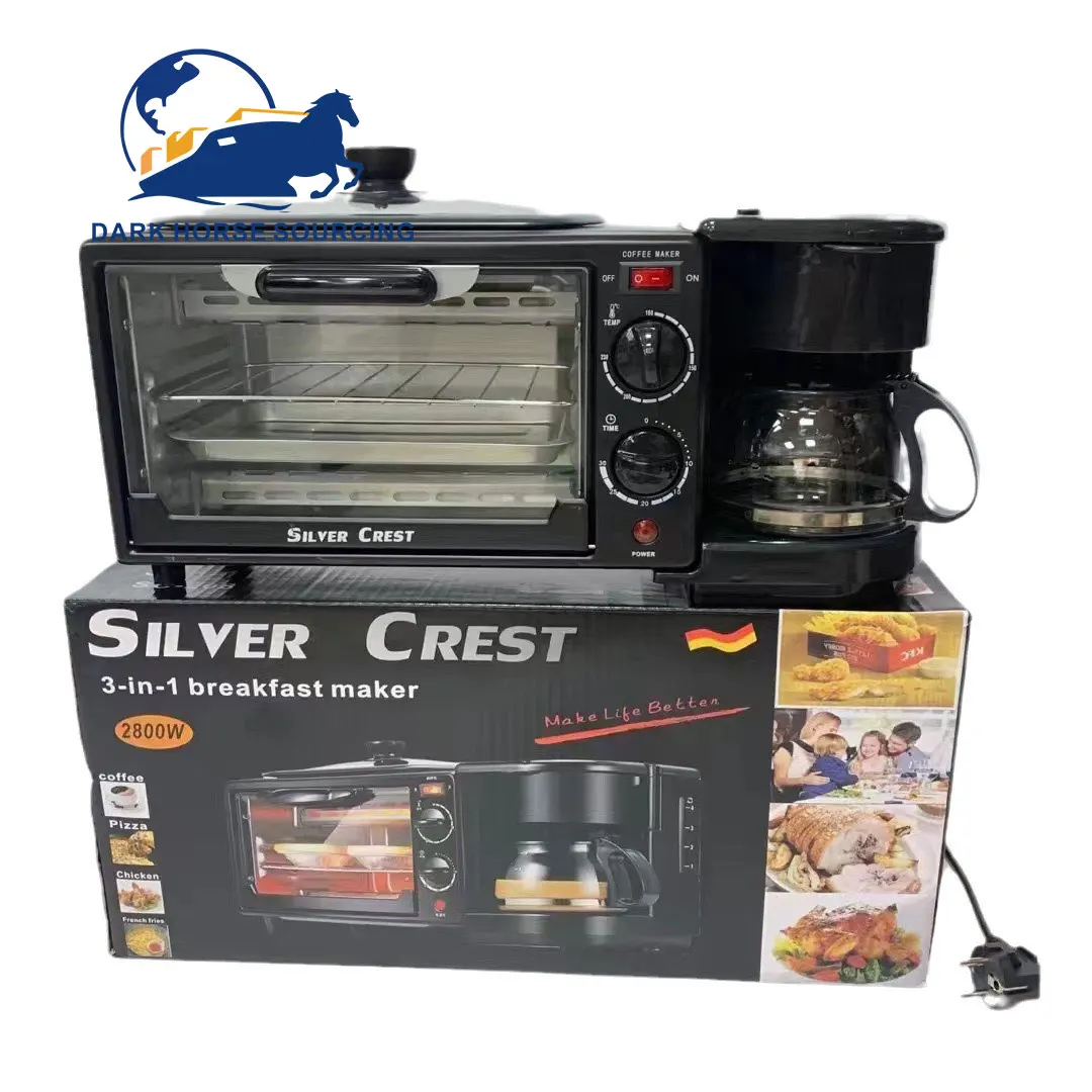 factory Original breakfast maker machine 3in1 110v 220v multi function breakfast maker 3 in 1 breakfast makers