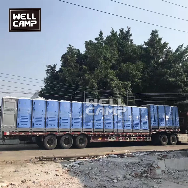 Common Mobile Toilet HDPE Luxury Toilet Temporary Prefab Portable Bathroom