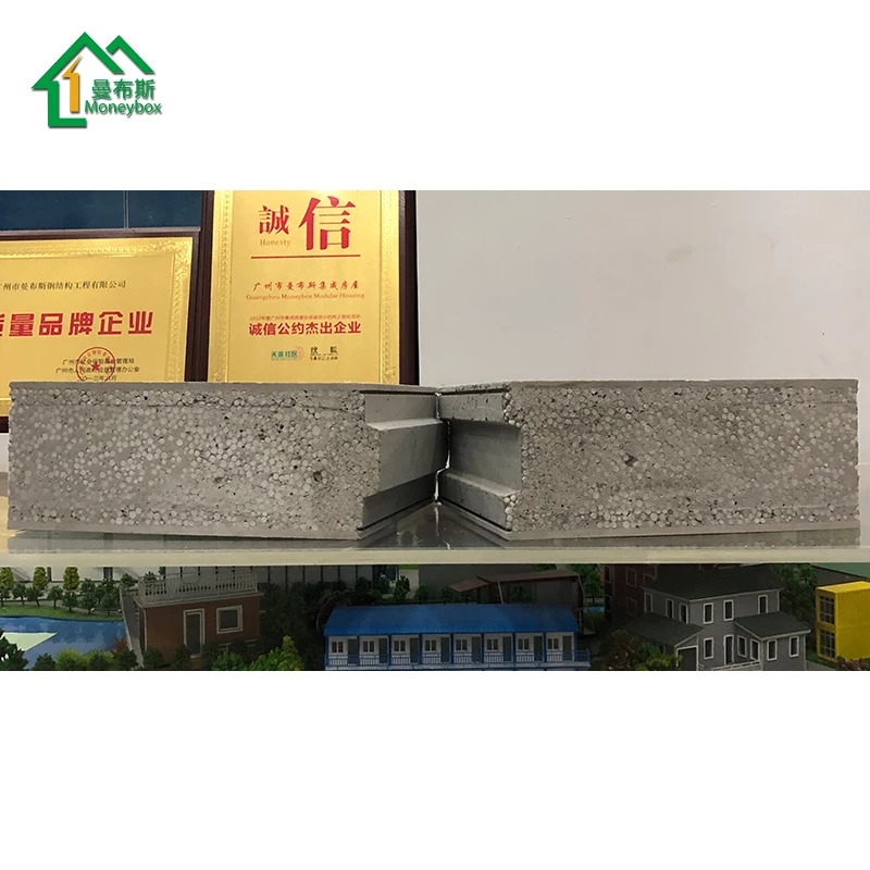 Australia standard prefabricated wall system precast insulated eps concrete sandwich panel