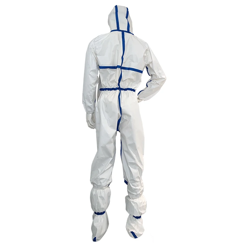 TYPE 456 Overall PPE Workwear Clothing Uniform Industrial Cleanroom Chemical Protective Sterile PPE Custom Disposable Coverall