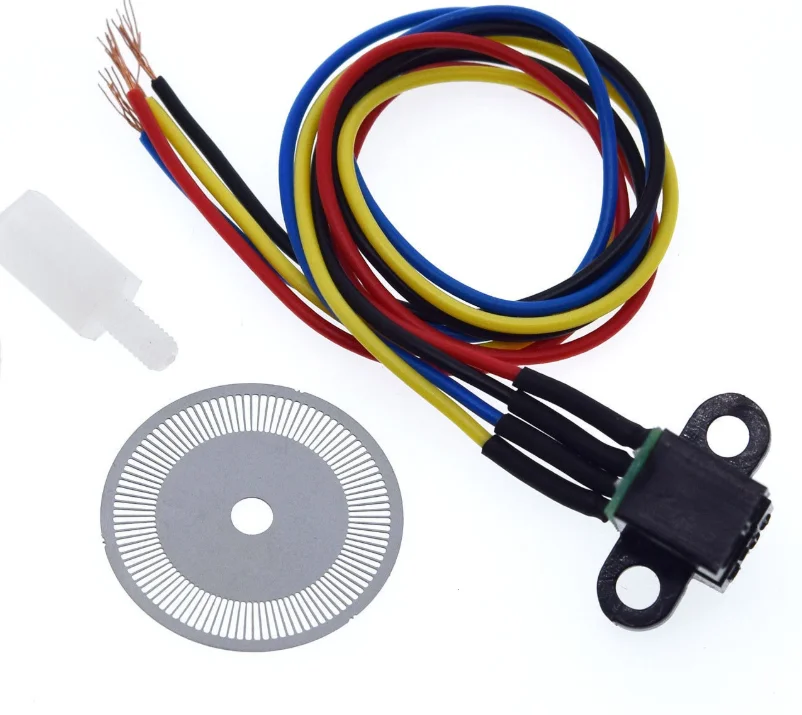 Photoelectric Speed Sensor Encoder Coded Disc Code Wheel For Smart Car 5V For Arduino DIY