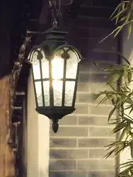 Retro Rack Garden Glass Shade Material Turkish Outdoor Lights Chandelier Waterproof Rustic