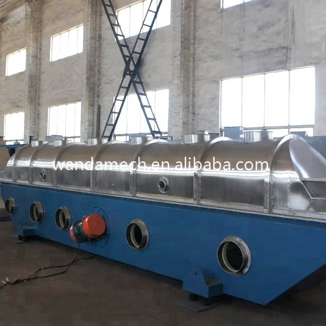 Linear continuous type quartz sand iron powder vibrating fluidized bed dryer with year-end favorable price
