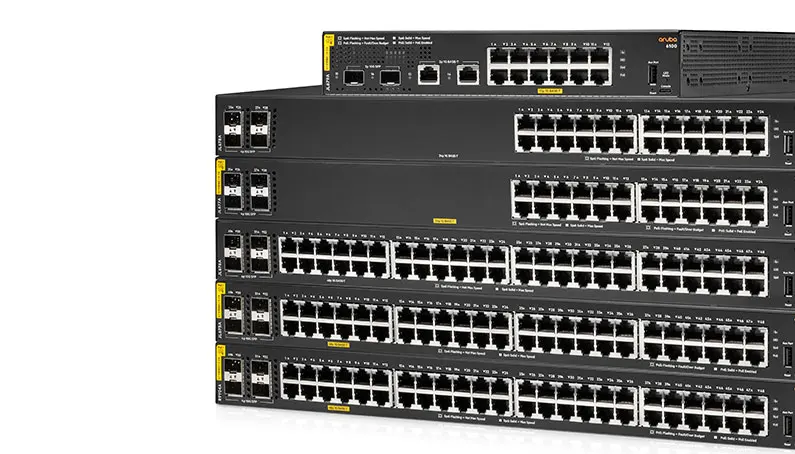 High quality in stock FOR 6200F 24G Class4 PoE 4SFP+ 370W Switch poe switch enterprise switch JL725A