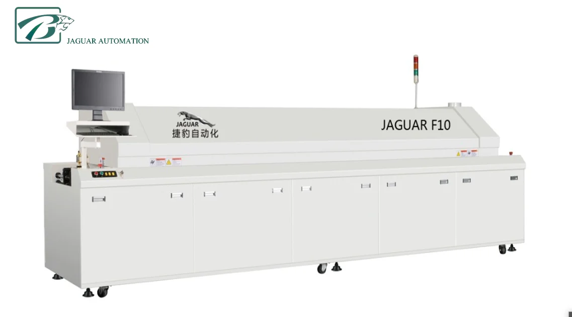 Clearance sale  F10-800 Large Ten Zones Lead-Free Hot Air Reflow soldering machine  Automatic for SMT Production Line