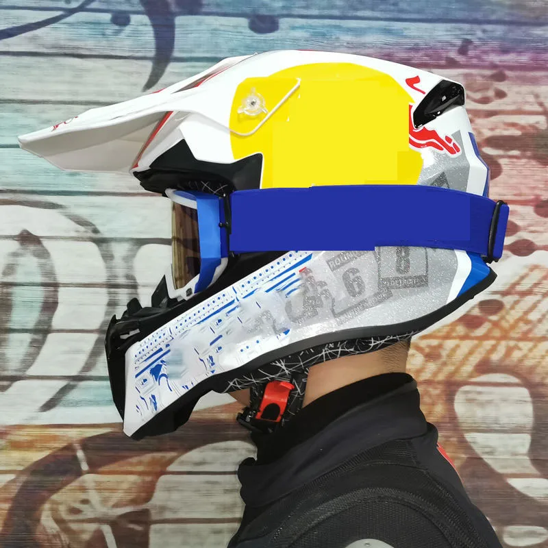 High Quality ABS Professional Rally Motocross Full Face Protective Helmet Mountain Racing Downhill Bike Kart Ski Helmet